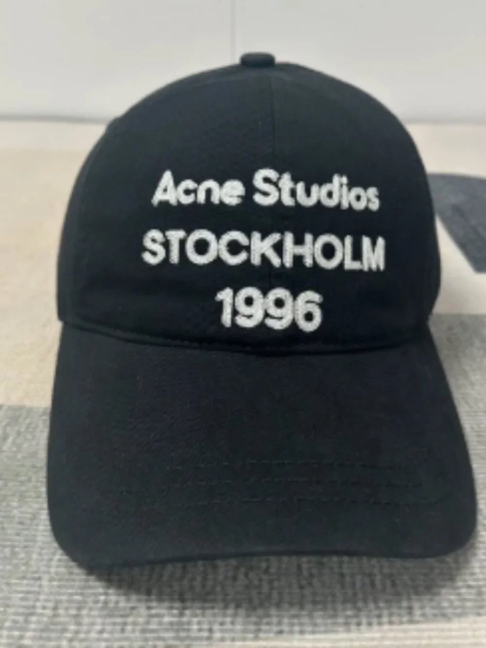 Acne Studios Black Baseball Cap